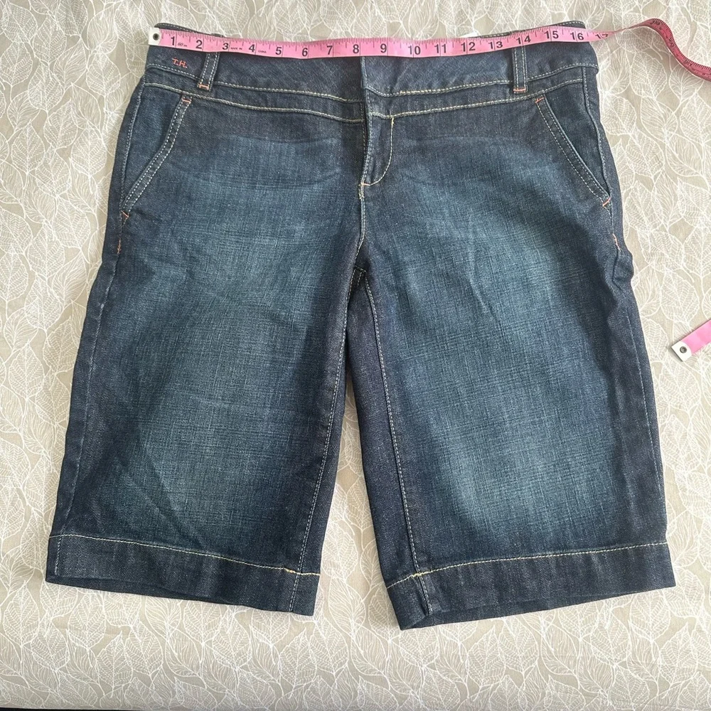 Tommy Hilfiger Bermuda Denim Shorts Size 8 - Picture 3 of 16